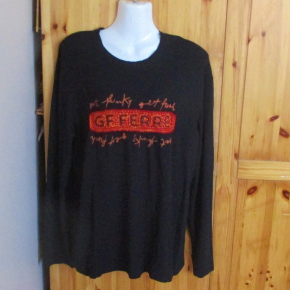 Gianfranco Ferre Long Sleeved Top LG NEW Unisex - Picture 1 of 9